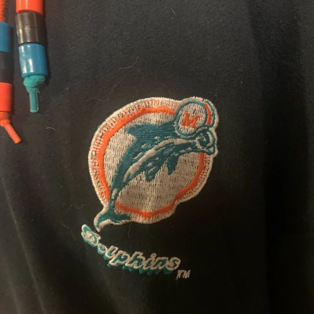 Gorgeous Rare Vintage Miami Dolphins Starter Hoodie - Picture 2 of 7
